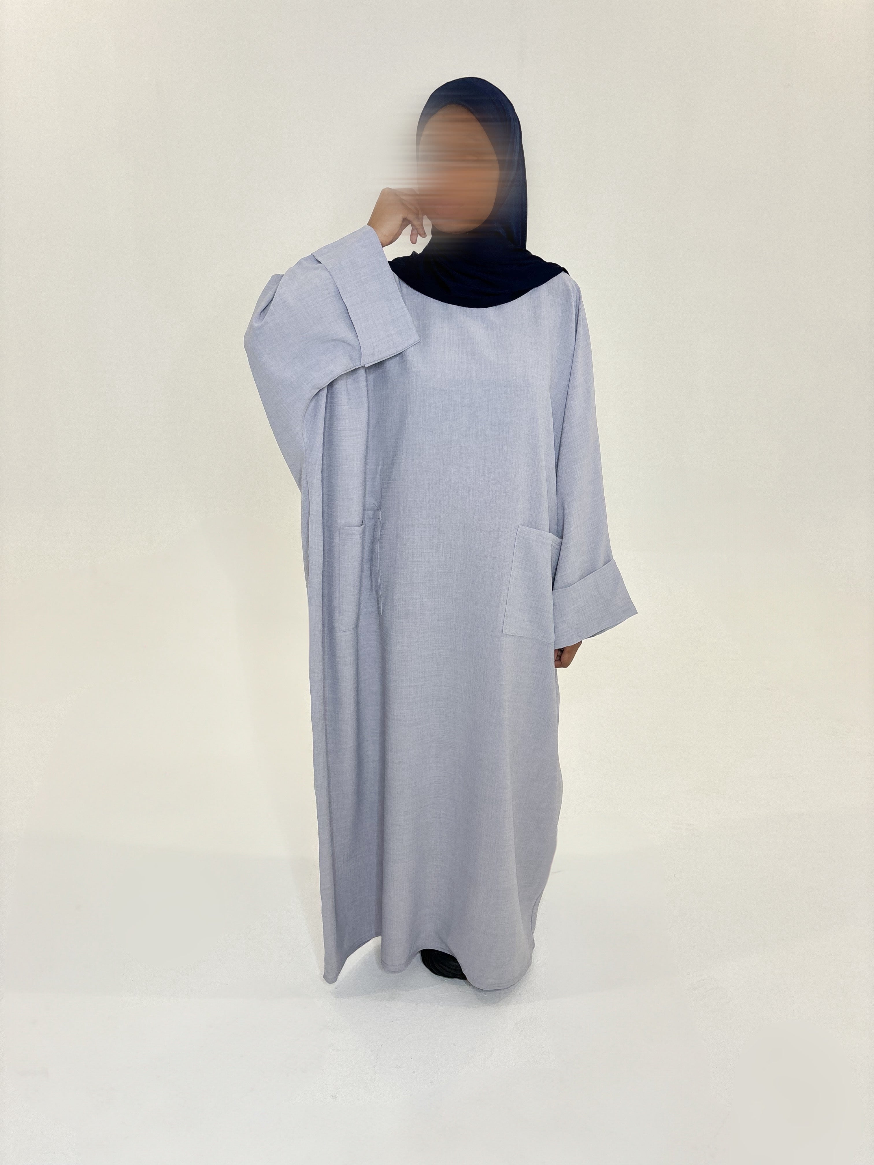 ABAYA IMANY – LIGHT GREY