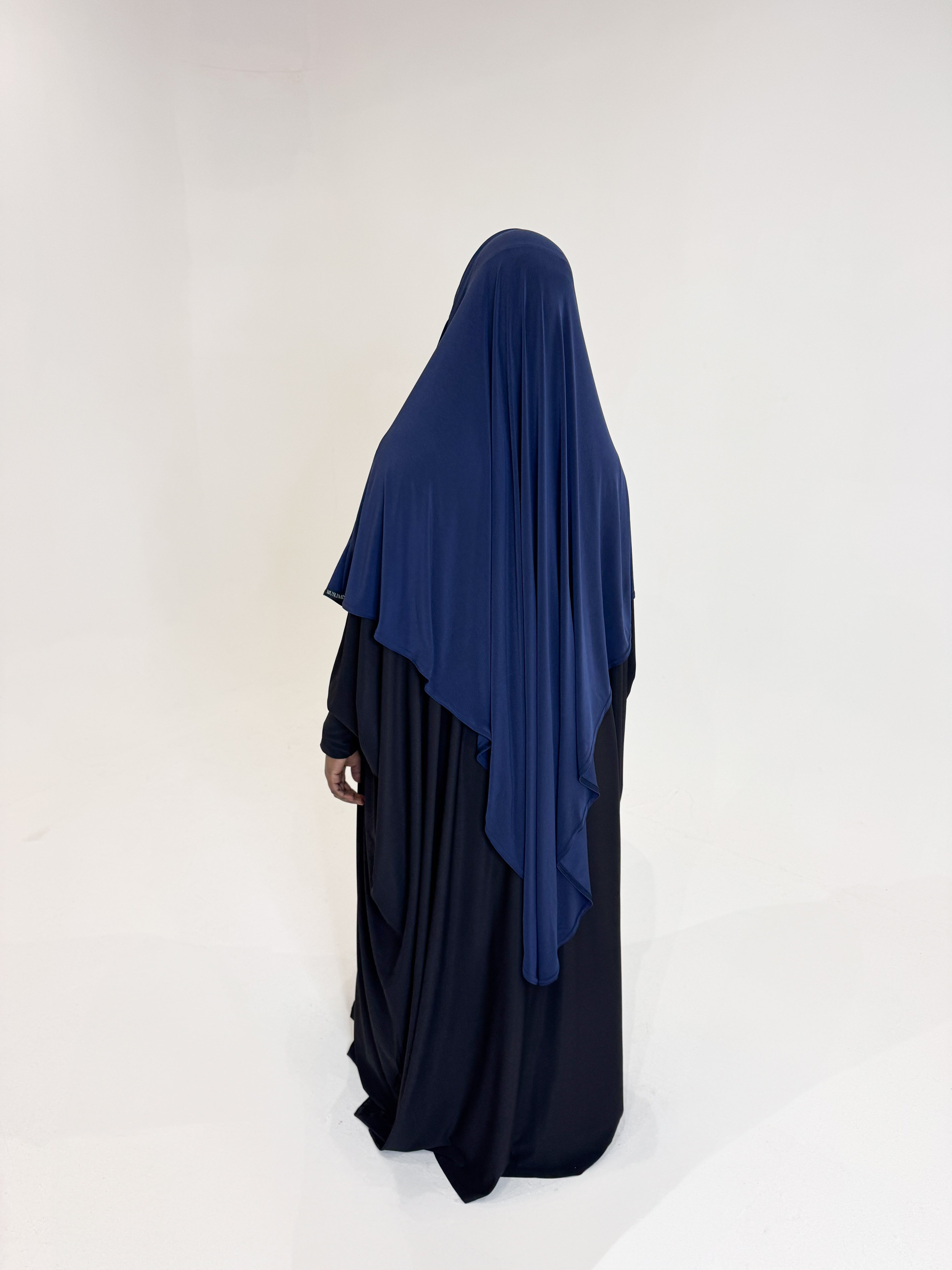 PREMIUM JERSEY KHIMAR – NAVY BLUE